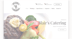 Desktop Screenshot of blairscatering.com