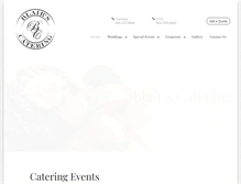 Tablet Screenshot of blairscatering.com